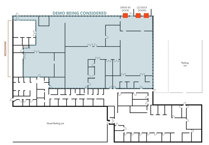 8501 Moller Rd, Indianapolis, IN for lease Floor Plan- Image 1 of 2