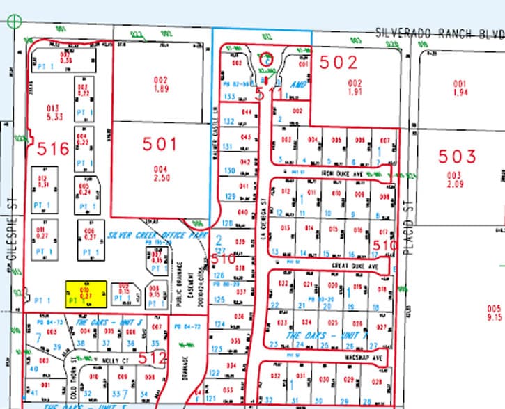 9848 Gilespie St, Las Vegas, NV à vendre - Plan cadastral - Image 3 de 3