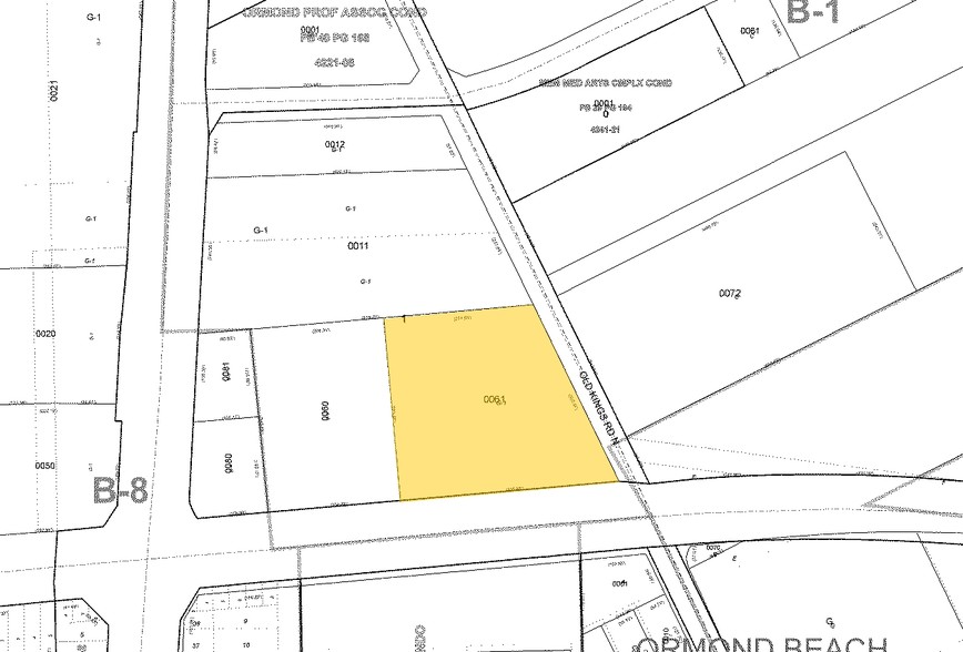 785 W Granada Blvd, Ormond Beach, FL à louer - Plan cadastral - Image 2 de 15