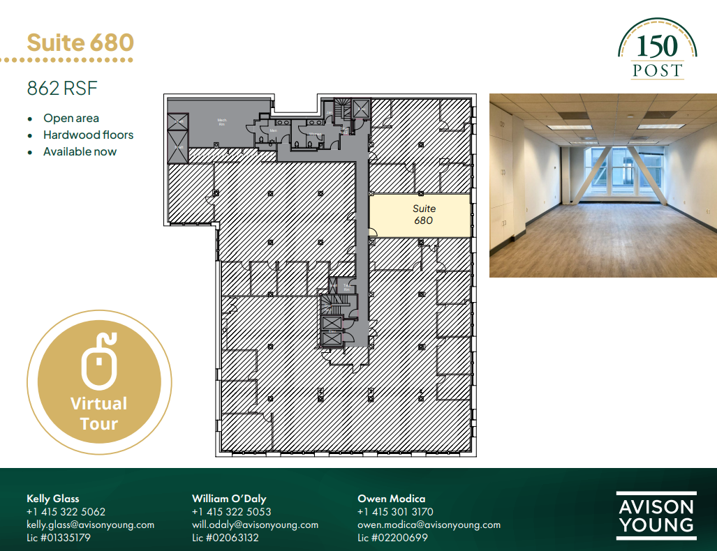 150 Post St, San Francisco, CA for lease Floor Plan- Image 1 of 1