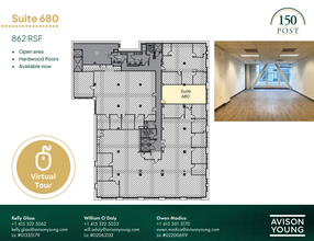 150 Post St, San Francisco, CA for lease Floor Plan- Image 1 of 1