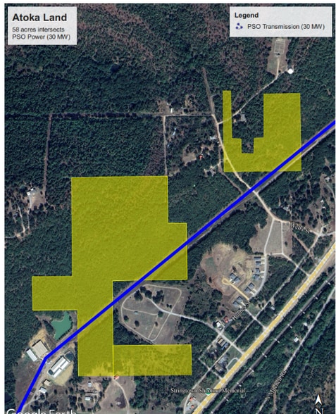 0 W. Lakeshore Dr., Atoka, OK for sale - Aerial - Image 3 of 3