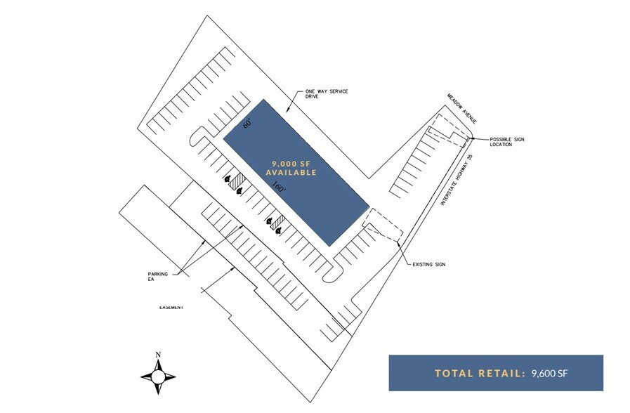IH-35 & SH-46, New Braunfels, TX à vendre - Plan de site - Image 2 de 3