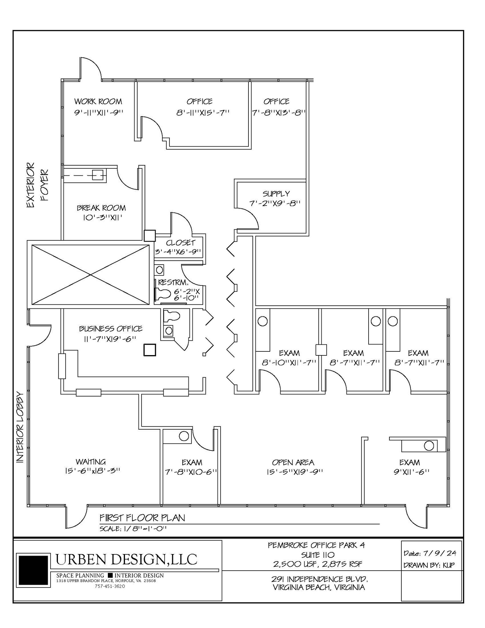 291 Independence Blvd, Virginia Beach, VA à louer Plan d  tage- Image 1 de 1