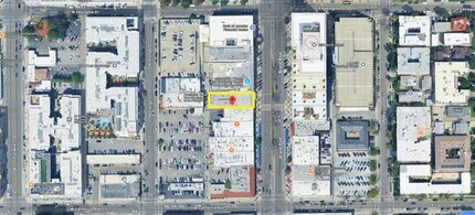 325-327 N Brand Blvd, Glendale, CA - AÉRIEN Vue de la carte