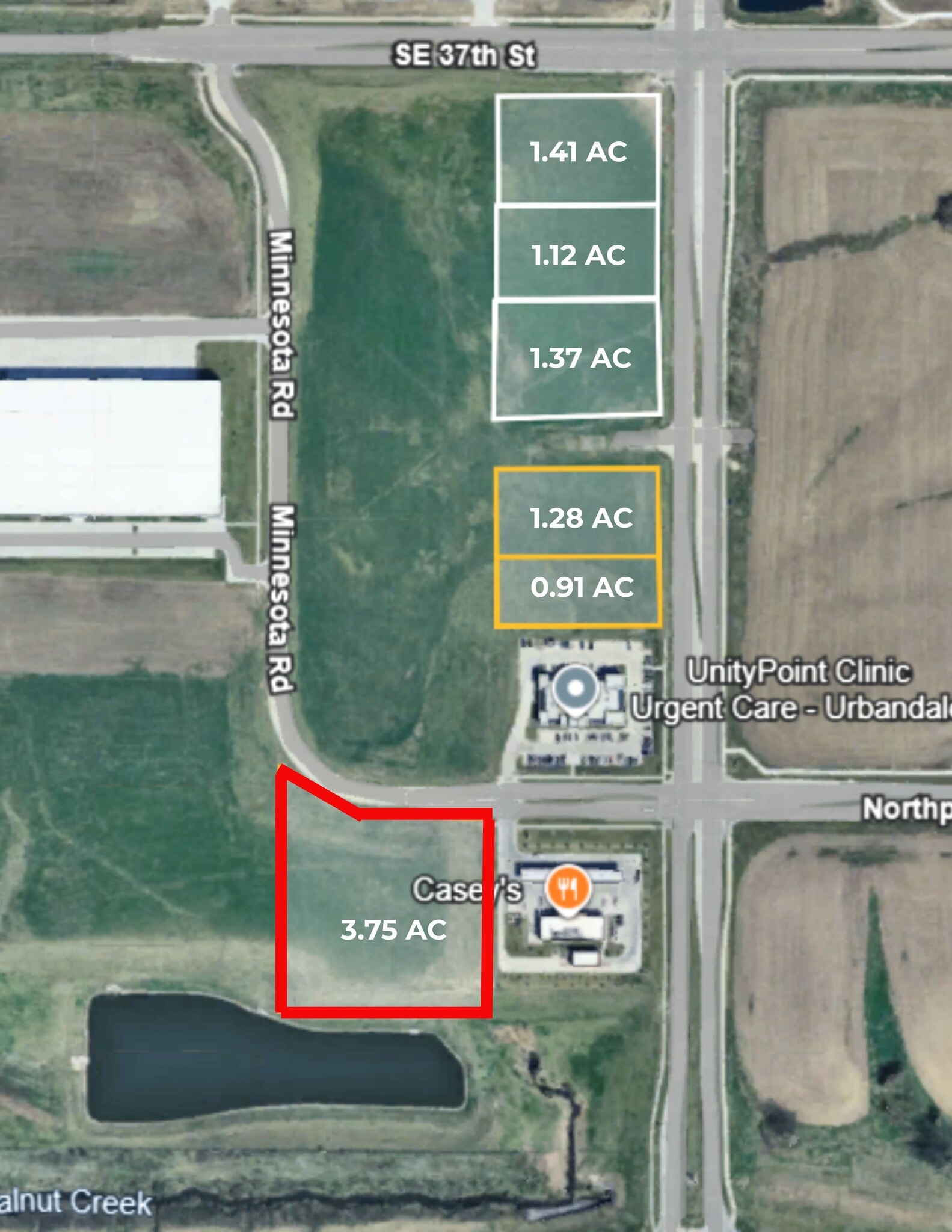 5150 100th St, Urbandale, IA for sale Aerial- Image 1 of 3