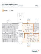 13321 N Meridian Ave, Oklahoma City, OK à louer Plan d’étage- Image 1 de 1