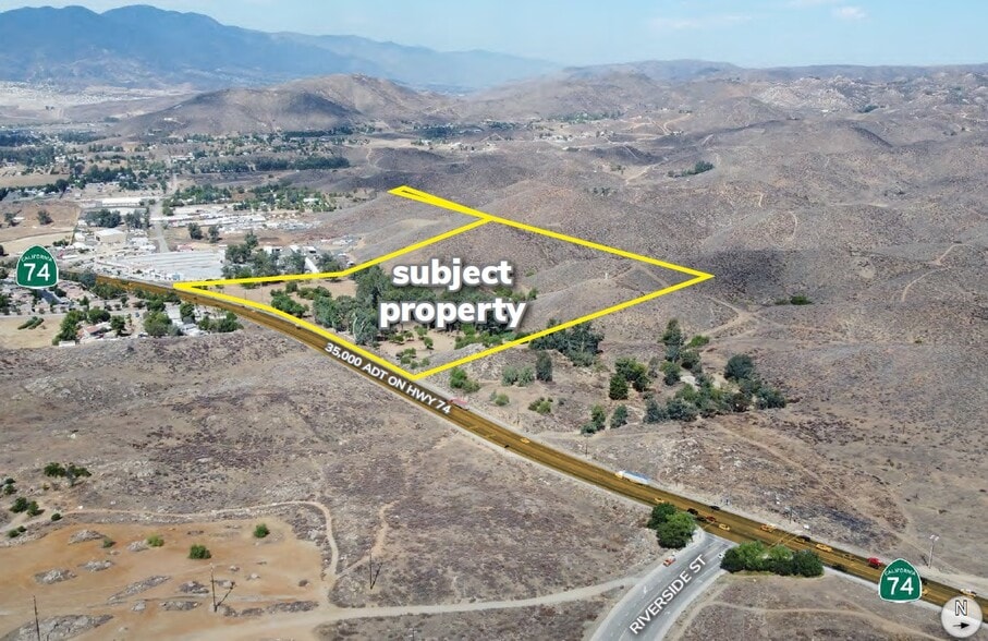 Hwy 74 & Trellis Ln, Lake Elsinore, CA for sale - Primary Photo - Image 1 of 1