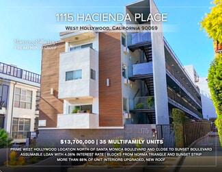More details for 1115-1116 Hacienda Pl, West Hollywood, CA - Multifamily for Sale