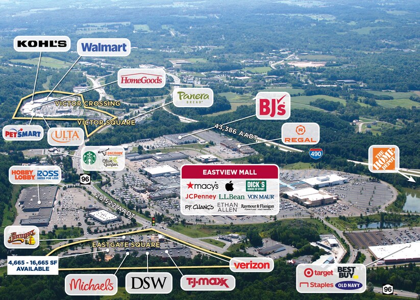 10-40 Square Dr, Victor, NY à louer - Aérien - Image 2 de 7