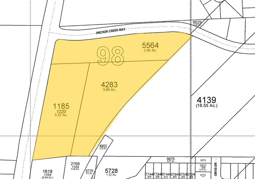 1220 N Main St, Holly Springs, NC for sale - Plat Map - Image 3 of 6