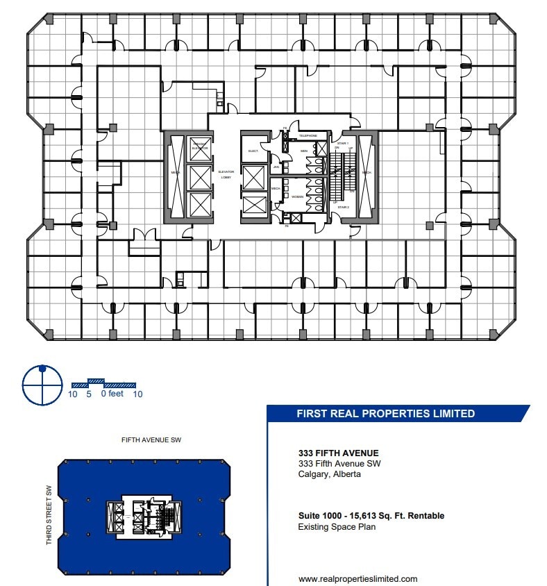333 5th Ave SW, Calgary, AB for lease Floor Plan- Image 1 of 1