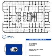 333 5th Ave SW, Calgary, AB for lease Floor Plan- Image 1 of 1