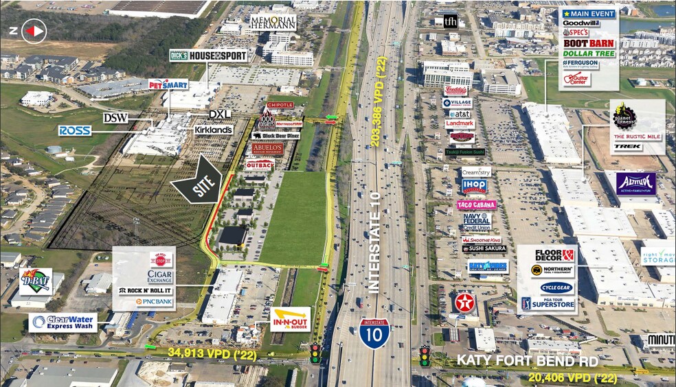 NEQ I-10 & KATY FORT BEND RD, Katy, TX à louer - Photo du bâtiment - Image 3 de 7