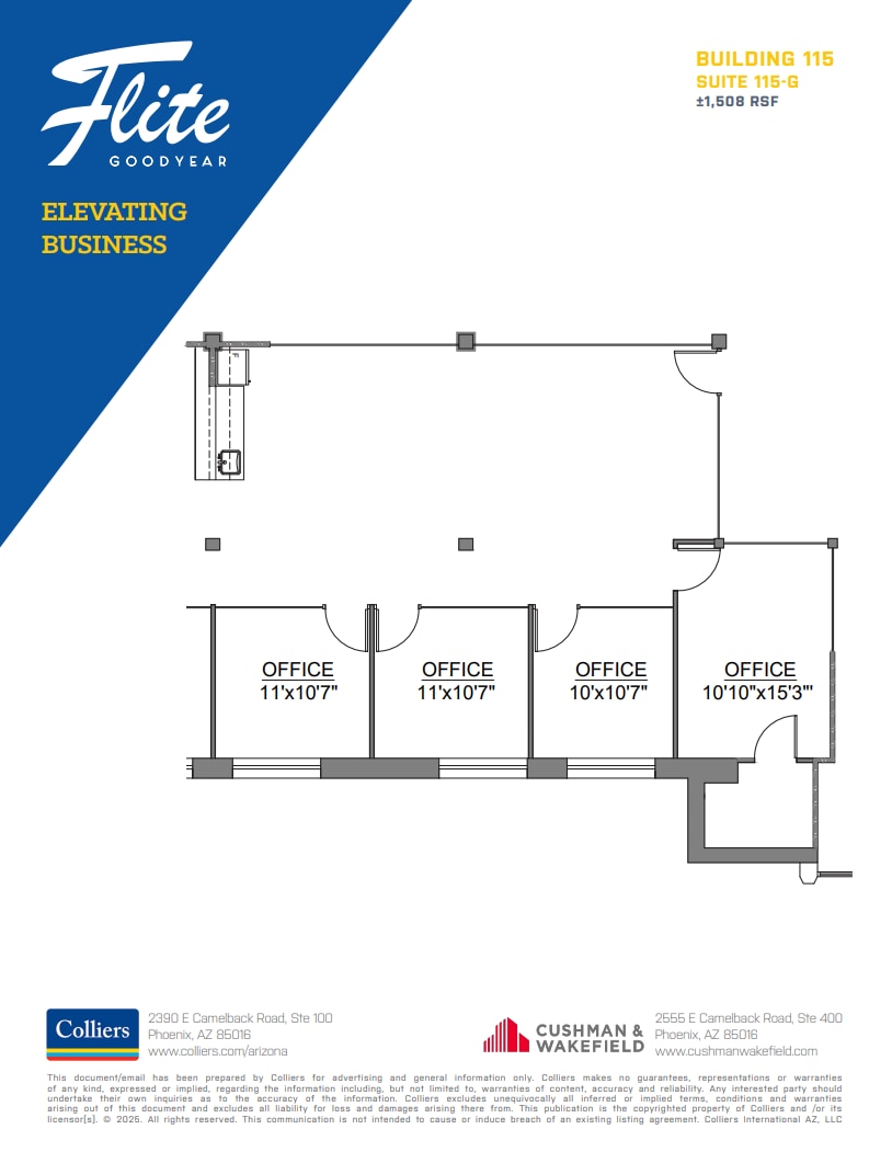 1300 S Litchfield Rd, Goodyear, AZ for lease Floor Plan- Image 1 of 1