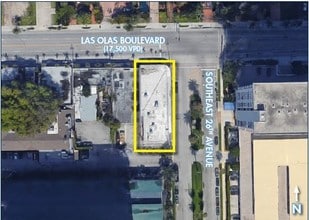 2434-2438 E Las Olas Blvd, Fort Lauderdale, FL - AÉRIEN  Vue de la carte