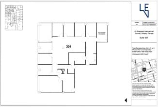 45 Sheppard Ave E, Toronto, ON for lease Floor Plan- Image 1 of 1