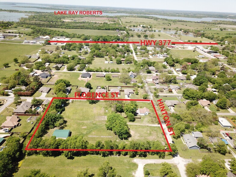 500 E Hinton St, Tioga, TX à vendre - Aérien - Image 1 de 6