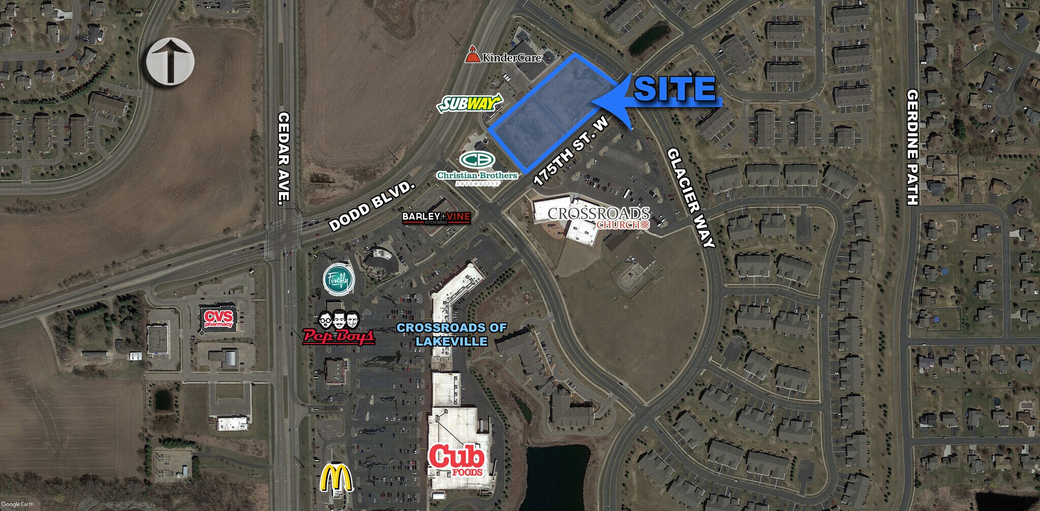 Dodd Blvd, Lakeville, MN à vendre Aérien- Image 1 de 2