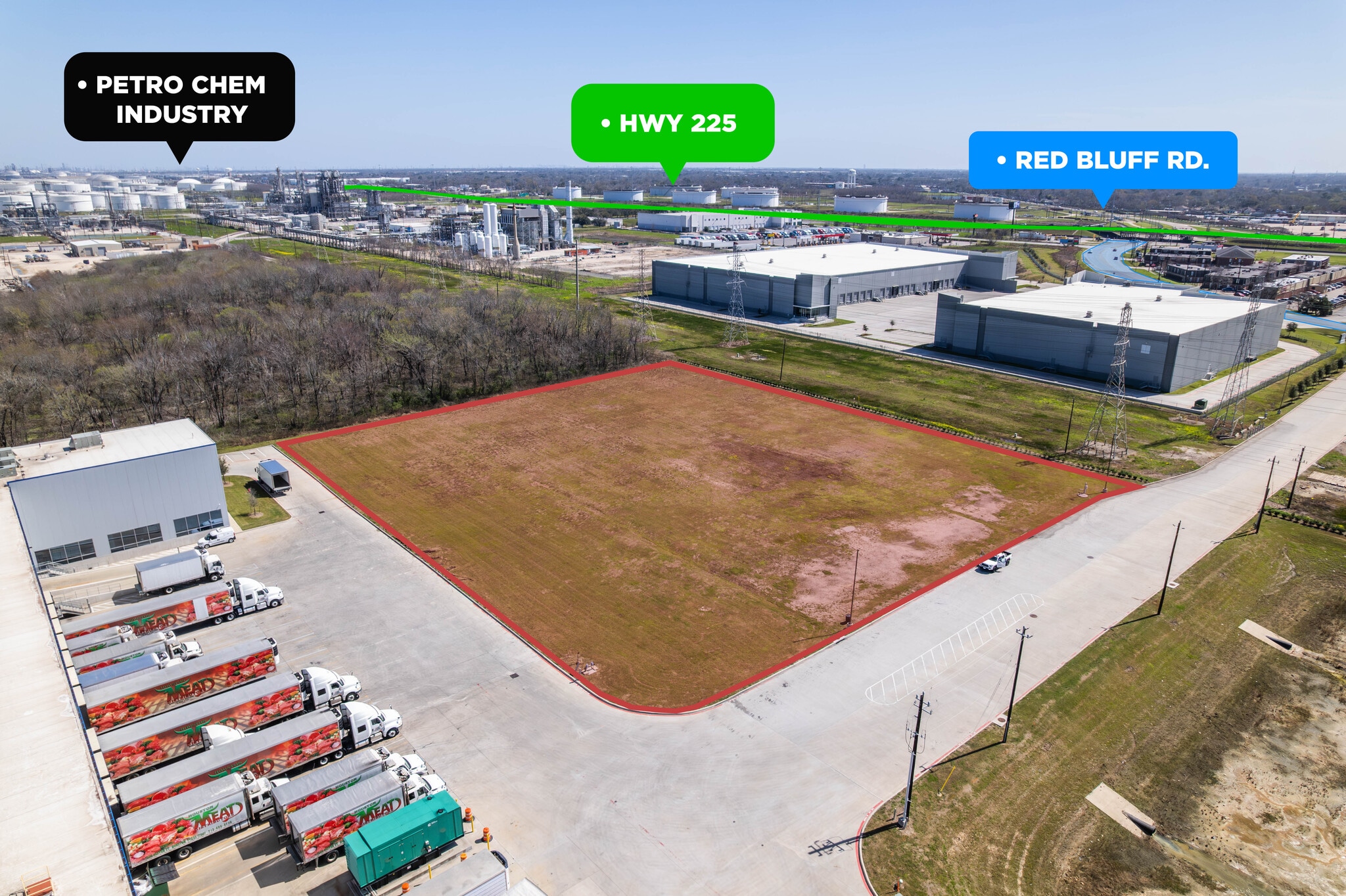 0 Red Bluff Road, Pasadena, TX à vendre Aérien- Image 1 de 8