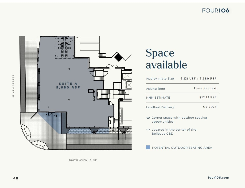 350 106th Ave NE, Bellevue, WA for lease Floor Plan- Image 1 of 1