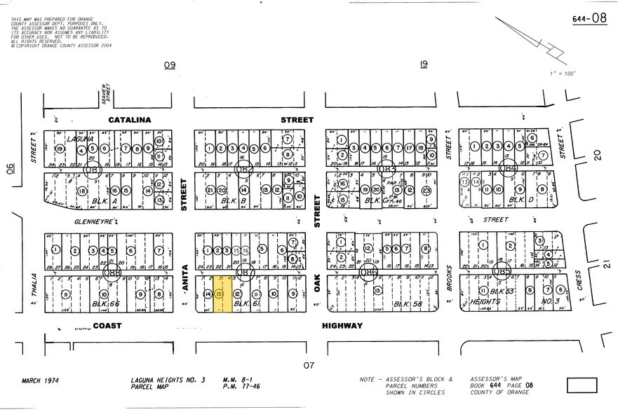 1020 S Coast Hwy, Laguna Beach, CA à louer - Plan cadastral - Image 3 de 5