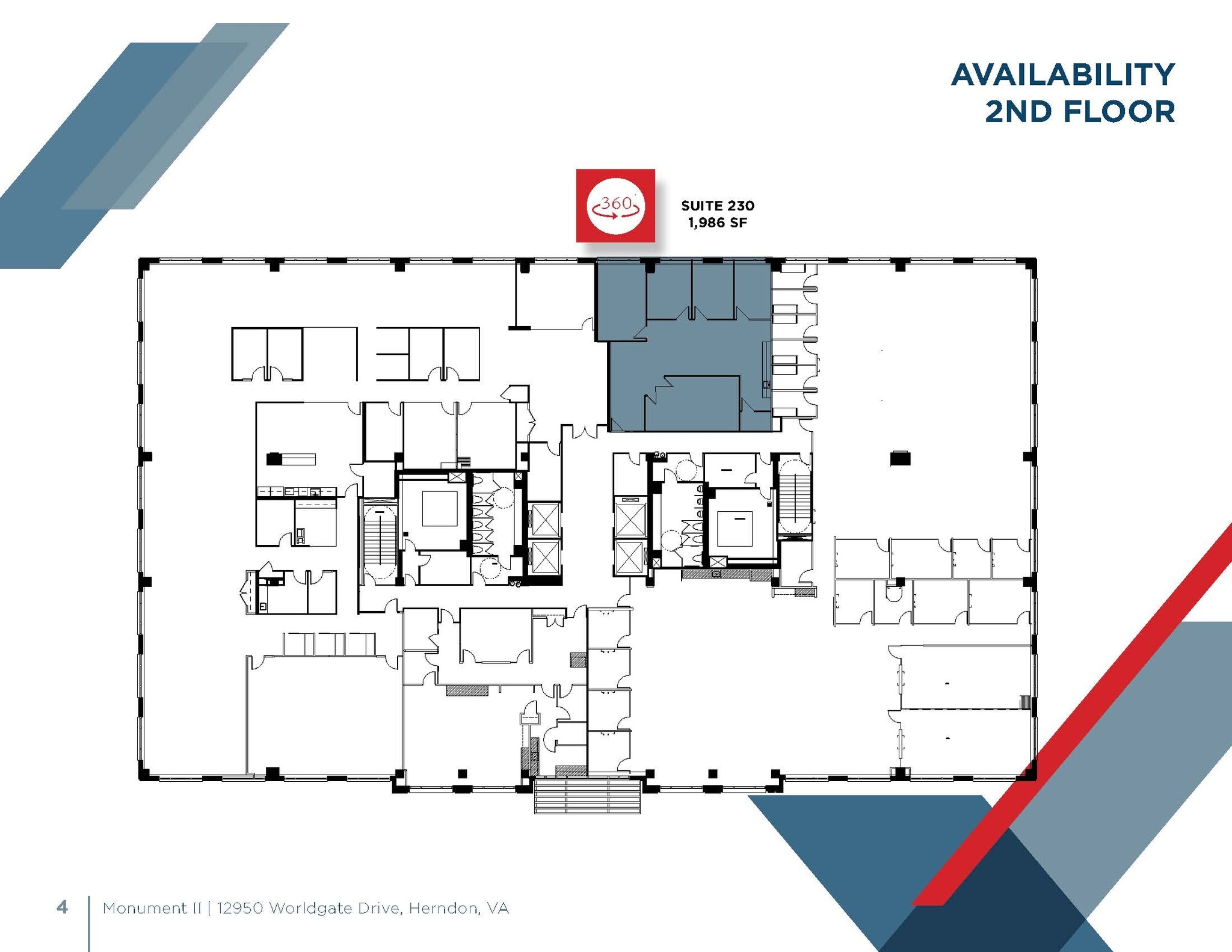 12950 Worldgate Dr, Herndon, VA à louer Plan d  tage- Image 1 de 1