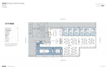 PENN 1, New York, NY à louer Plan d’étage- Image 1 de 1