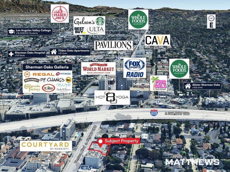 15430-15436 Ventura Blvd, Sherman Oaks, CA à louer - Photo du bâtiment - Image 2 de 2