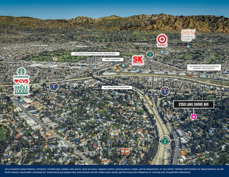 2350 Lake Shore ave, Los Angeles, CA à vendre - Photo du bâtiment - Image 3 de 5