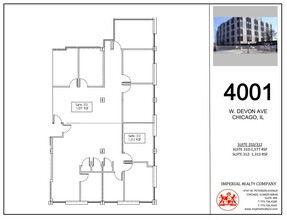 4001 W Devon Ave, Chicago, IL for lease Floor Plan- Image 1 of 7