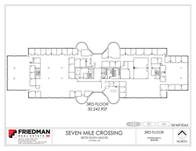 38705 7 Mile Rd, Livonia, MI à louer Plan d  tage- Image 1 de 1