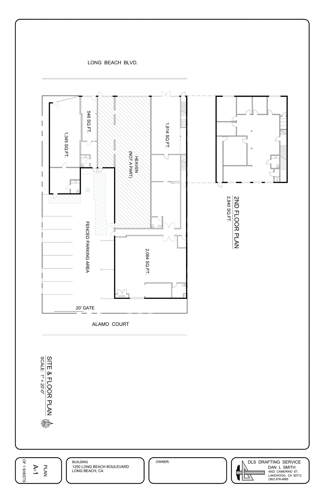 1244-1248 Long Beach Blvd, Long Beach, CA for lease Site Plan- Image 1 of 1