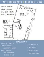 1688 Phoenix Pky, College Park, GA for lease Floor Plan- Image 1 of 1