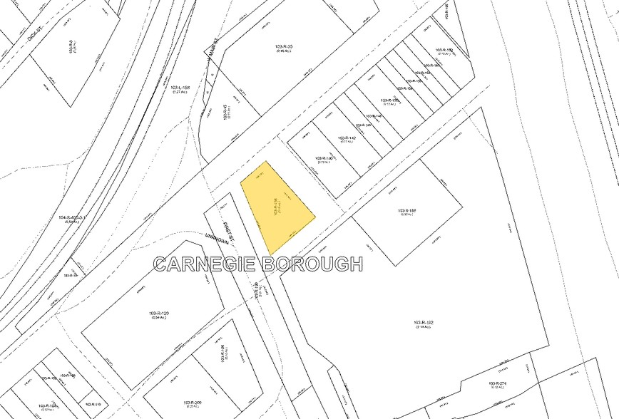 101 W Main St, Carnegie, PA à louer - Plan cadastral - Image 2 de 18