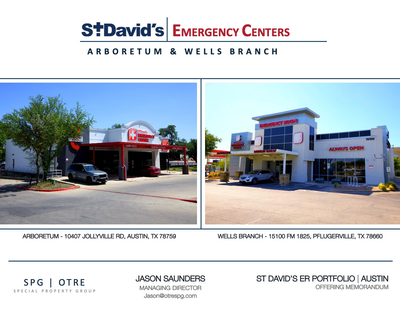 St David's ER Portfolio portfolio of 2 properties for sale on LoopNet.ca Other- Image 1 of 13