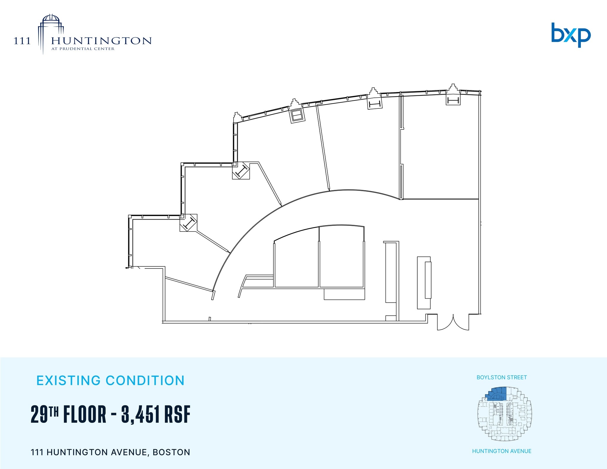 111 Huntington Ave, Boston, MA for lease Site Plan- Image 1 of 1