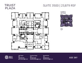 303 Peachtree St Ne, Atlanta, GA à louer Plan d’étage- Image 1 de 1