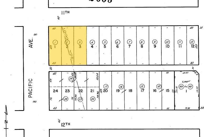 1110 S Pacific Ave, San Pedro, CA for sale - Plat Map - Image 3 of 3