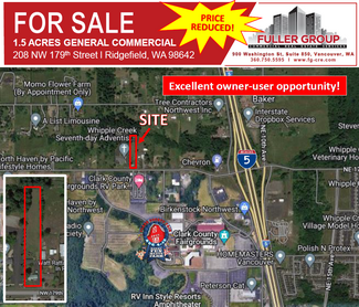 More details for 208 NW 179th St, Ridgefield, WA - Land for Sale