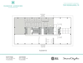 1725 Hughes Landing Blvd, The Woodlands, TX à louer Plan d’étage- Image 1 de 1