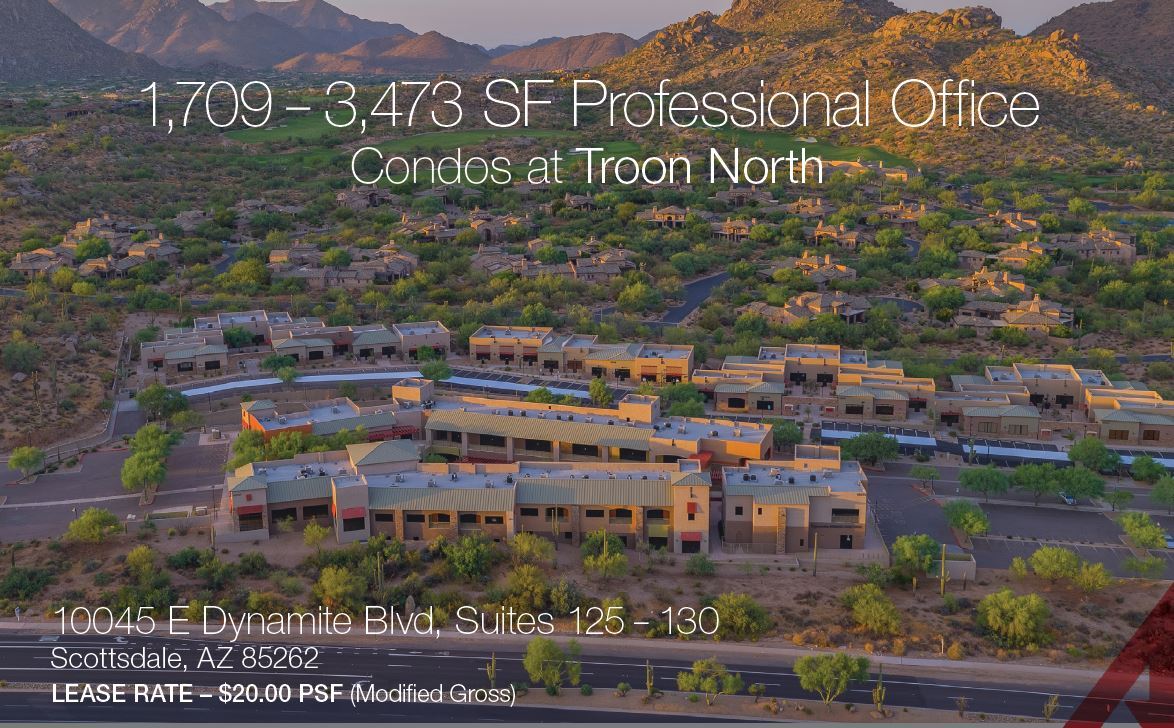 10045 E Dynamite Blvd, Scottsdale, AZ for lease Aerial- Image 1 of 8