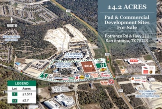 Plus de détails pour Highway 211 & Potranco Rd, San Antonio, TX - Terrain à vendre