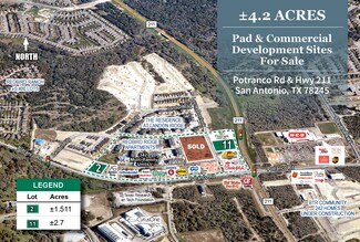 Plus de détails pour Highway 211 & Potranco Rd, San Antonio, TX - Terrain à vendre