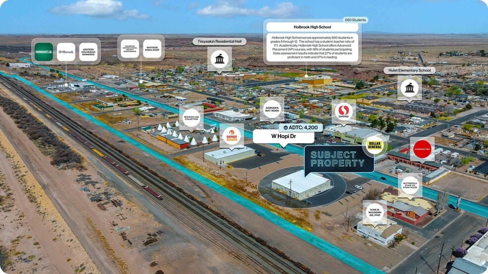 701 W Hopi Dr, Holbrook, AZ for sale - Building Photo - Image 2 of 2