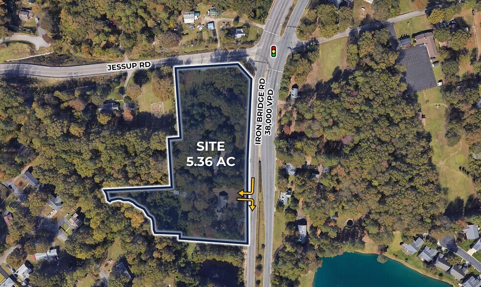 5400-5436 Iron Bridge Rd, North Chesterfield, VA à vendre - Photo du bâtiment - Image 2 de 3