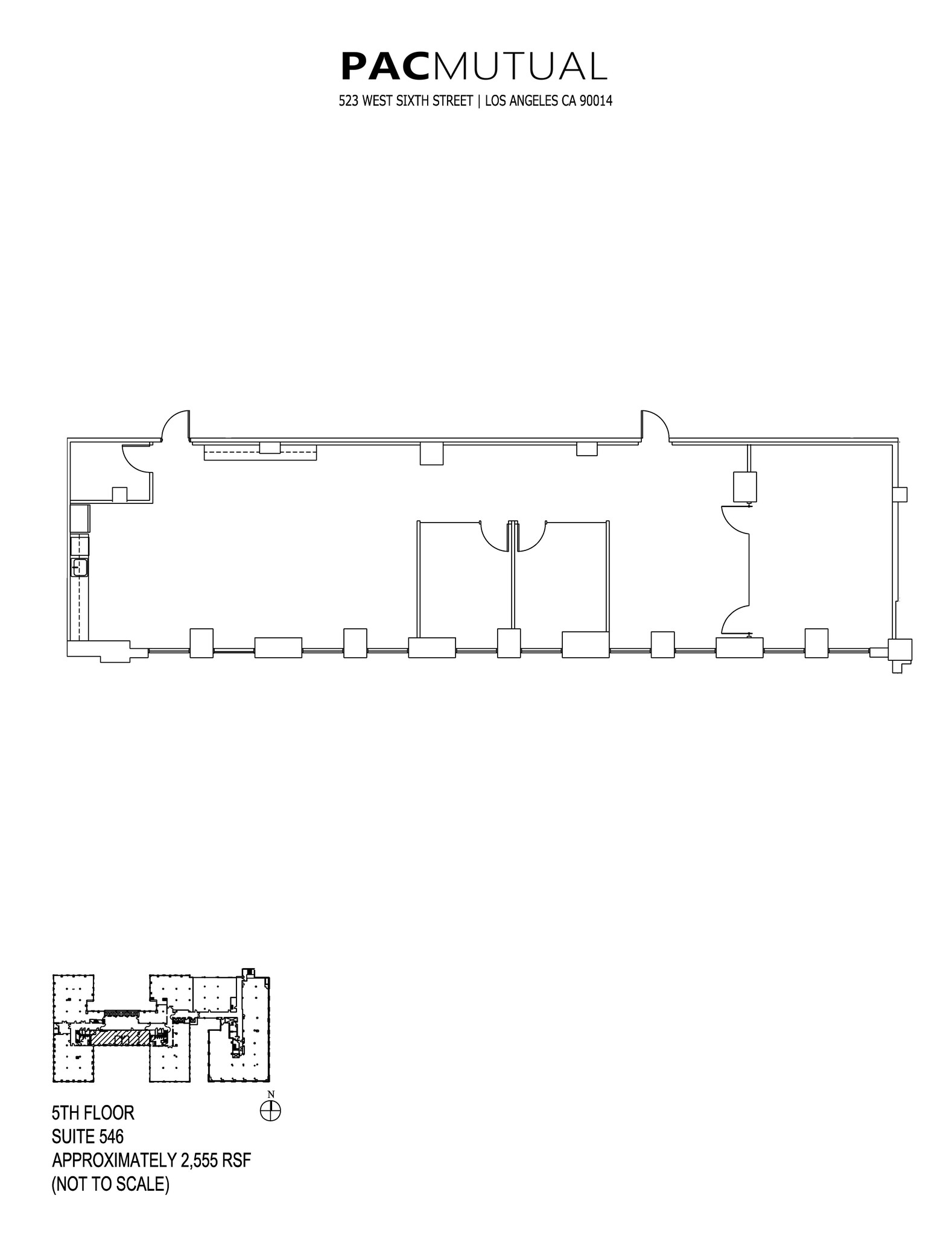 523 W 6th St, Los Angeles, CA à louer Plan d  tage- Image 1 de 1