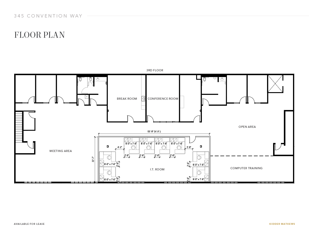 345 Convention Way, Redwood City, CA for lease Floor Plan- Image 1 of 1