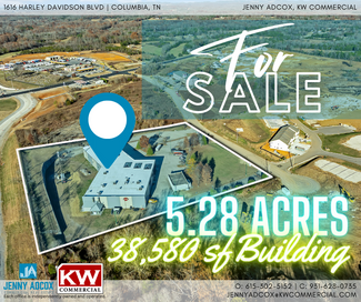 More details for 1616 Harley Davidson Blvd, Columbia, TN - Retail for Sale