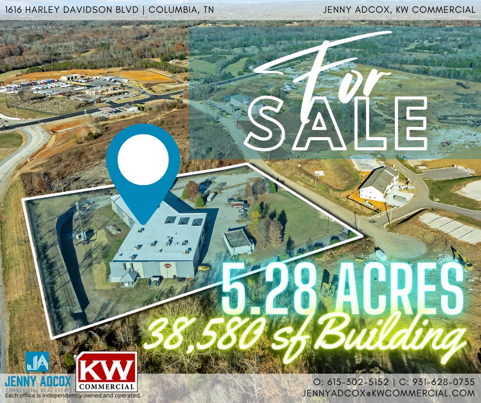 1616 Harley Davidson Blvd, Columbia, TN à vendre Photo du bâtiment- Image 1 de 25